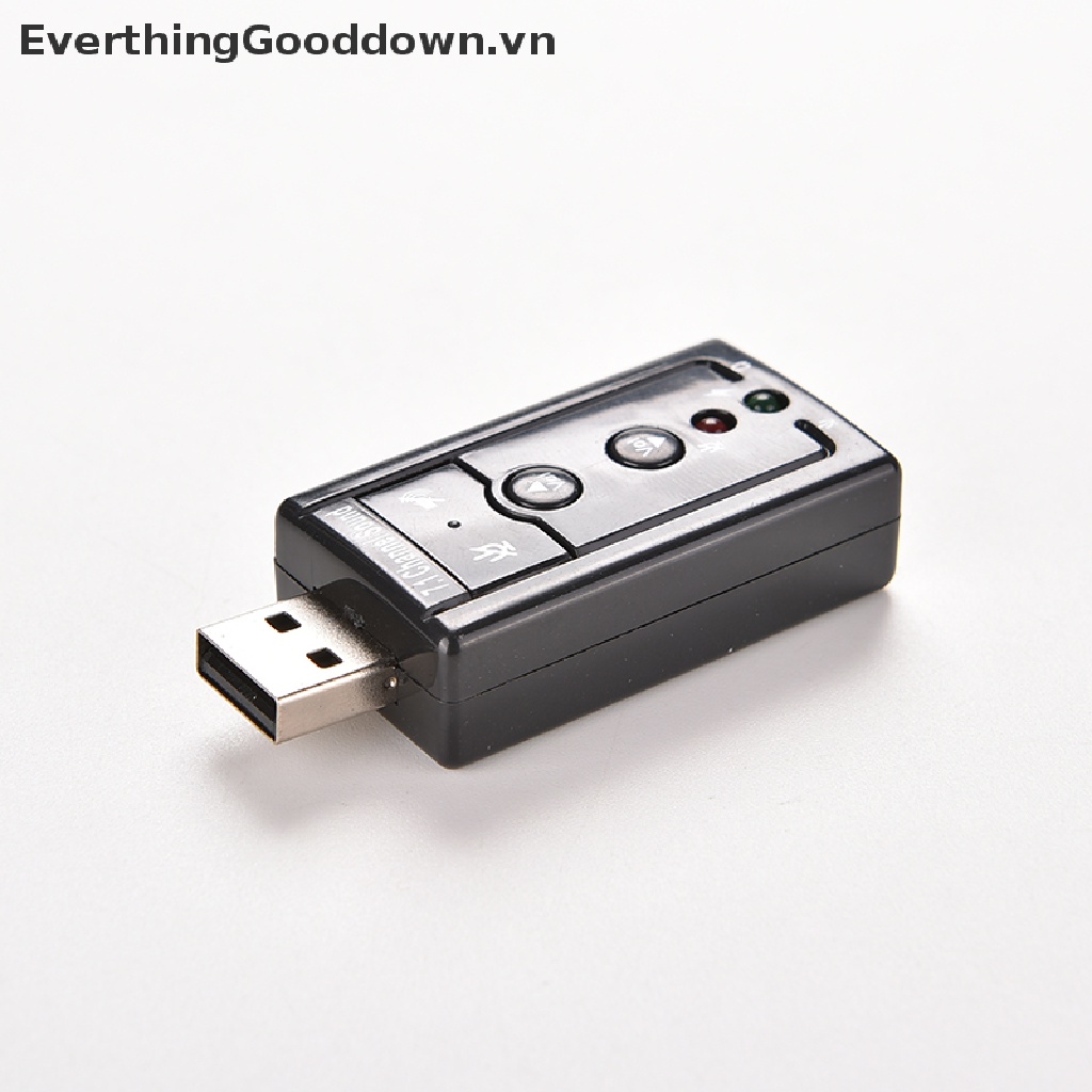 Thiết Bị Chuyển Đổi Âm Thanh Mini USB 2.0 Ảo 3D 12Mbps 7.1 Kênh Tiện Dụng