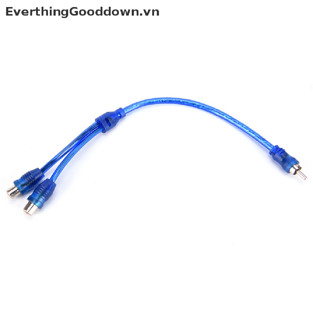 Everthinggooddown Cáp Âm Thanh rca Chữ Y Chia 1 Đầu Cắm Sang 2 Ổ Cắm