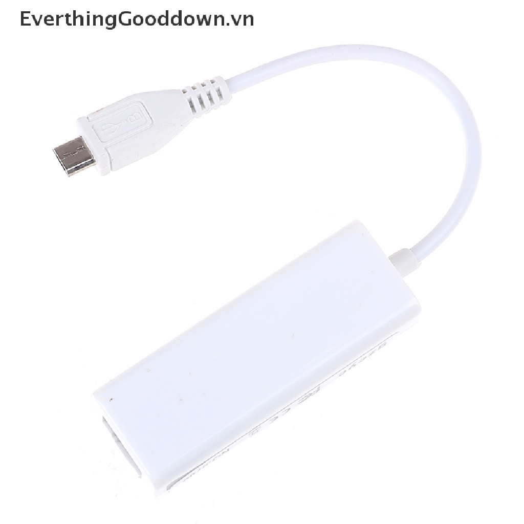 Everthingooddown adapter 5-Pin micro usb 2.0 Sang RJ45 LAN ethernet 100mbps Cho Máy Tính Bảng vn