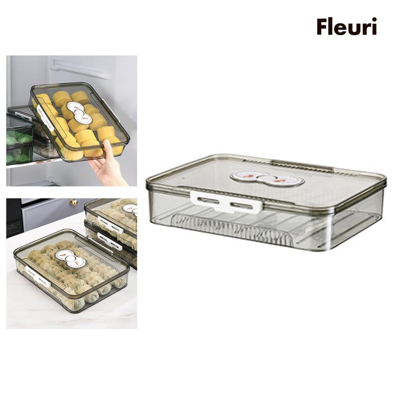 Hộp Đựng Sắp Xếp Bánh Bao Có Nắp Đậy Cho Tủ Lạnh Nhà Hàng