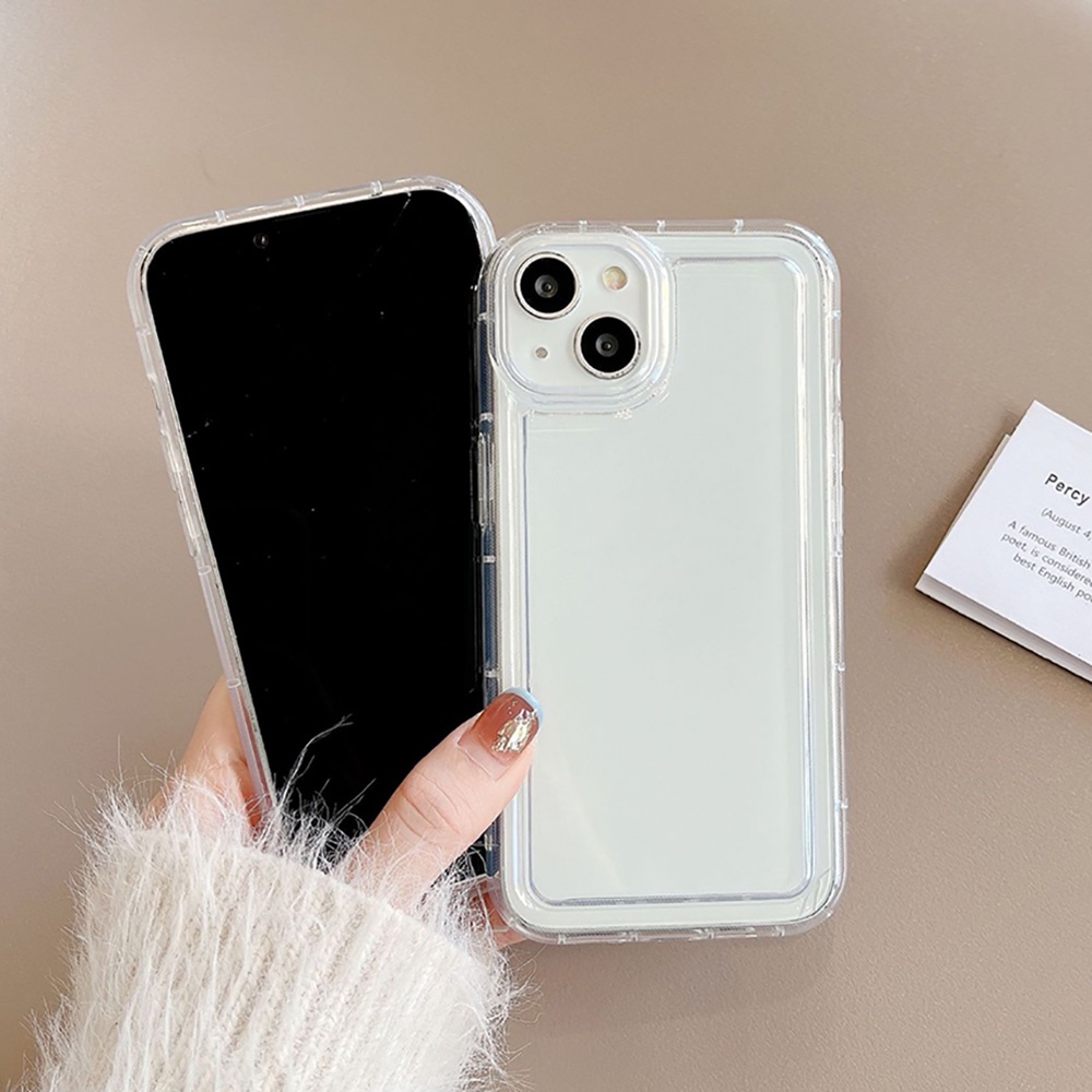 Ốp Điện Thoại Mềm Trong Suốt Chống Sốc Cho IPhone 14 11 Pro Max 13 12 8 7 Plus XS X XR SE 2020
