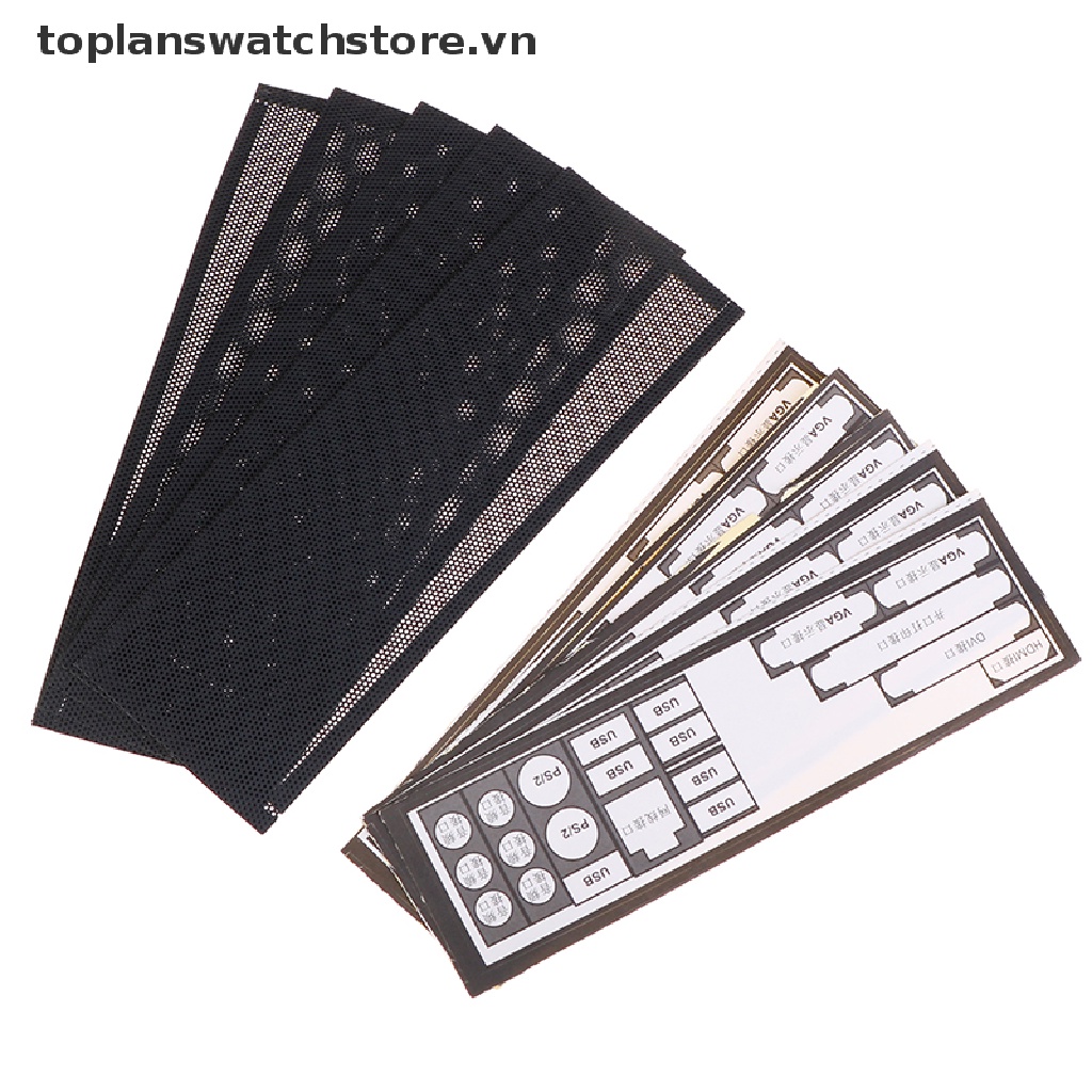 Set 5 Tấm Lọc Bụi Bằng PVC DIY Thông Dụng Cho Khung Gầm Máy Tính I / O VN