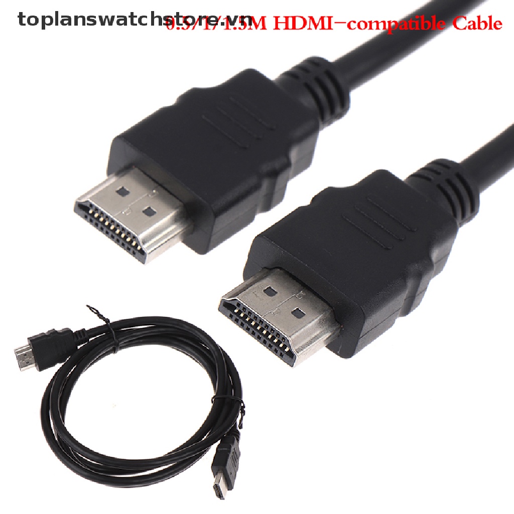 toplanswatchstore   0.5/1/1.5M HDMI-compatible Cable 1080P Computer Monitor Video Connection Cable   VN