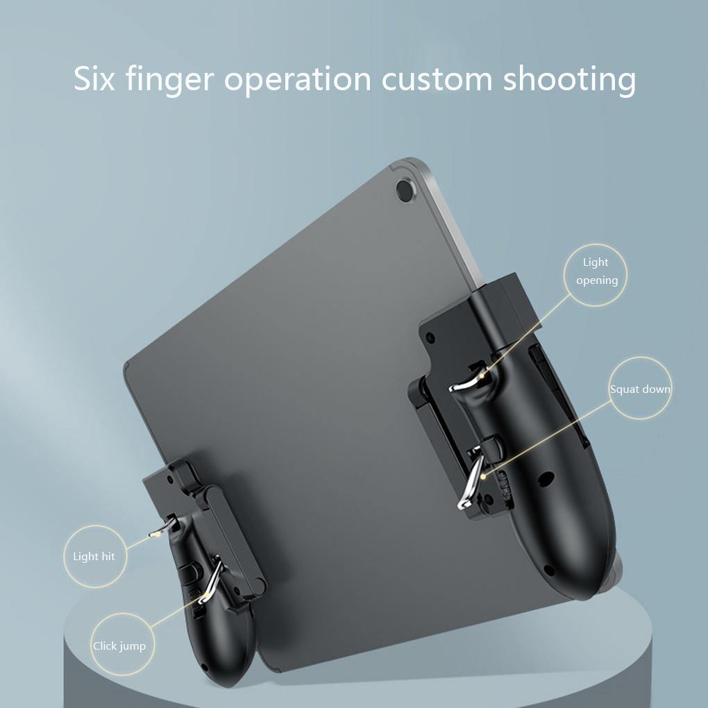 Nút Bấm Hỗ Trợ Chơi Game Bắn Súng Trên Điện Thoại / Máy Tính Bảng FPS Màu Bạc