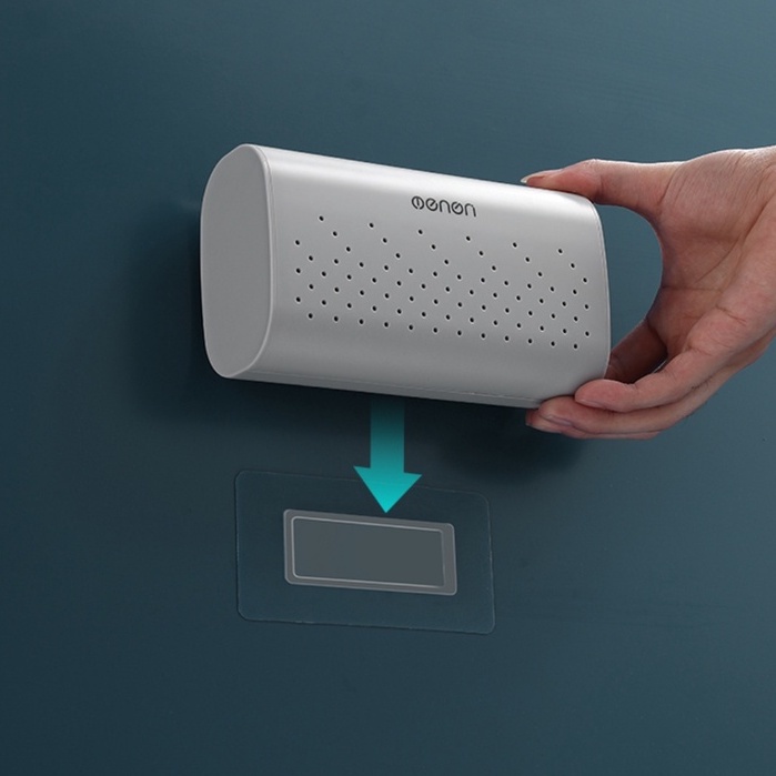 Hộp Đựng Xà Phòng Dán Tường OENON Nhựa ABS Có Nắp, Khay Đựng Xà Phòng 2 Lớp Thoát Nước, Kệ Đựng Xà Bông Nhà Tắm Nhà Bếp