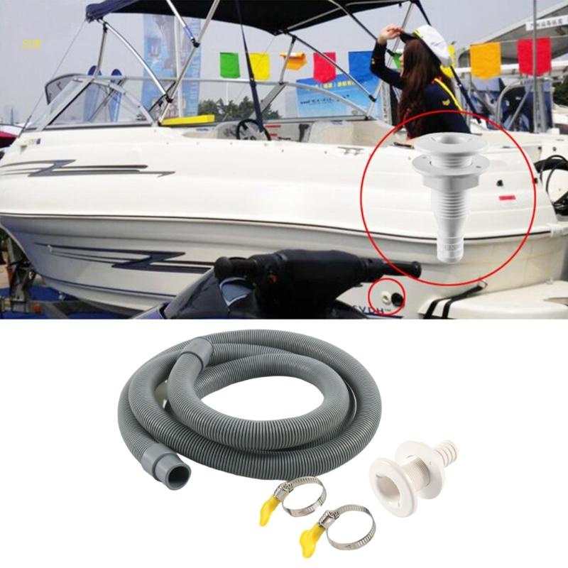 Bộ Lắp Đặt Bơm SUN Bilge Cho Ổ Cắm 3 / 4-inch Kèm 6 Ft. Đầu Nối Ống Nước 2 Kẹp Và 2 Ống Dẫn Dễ Lắp Đặt