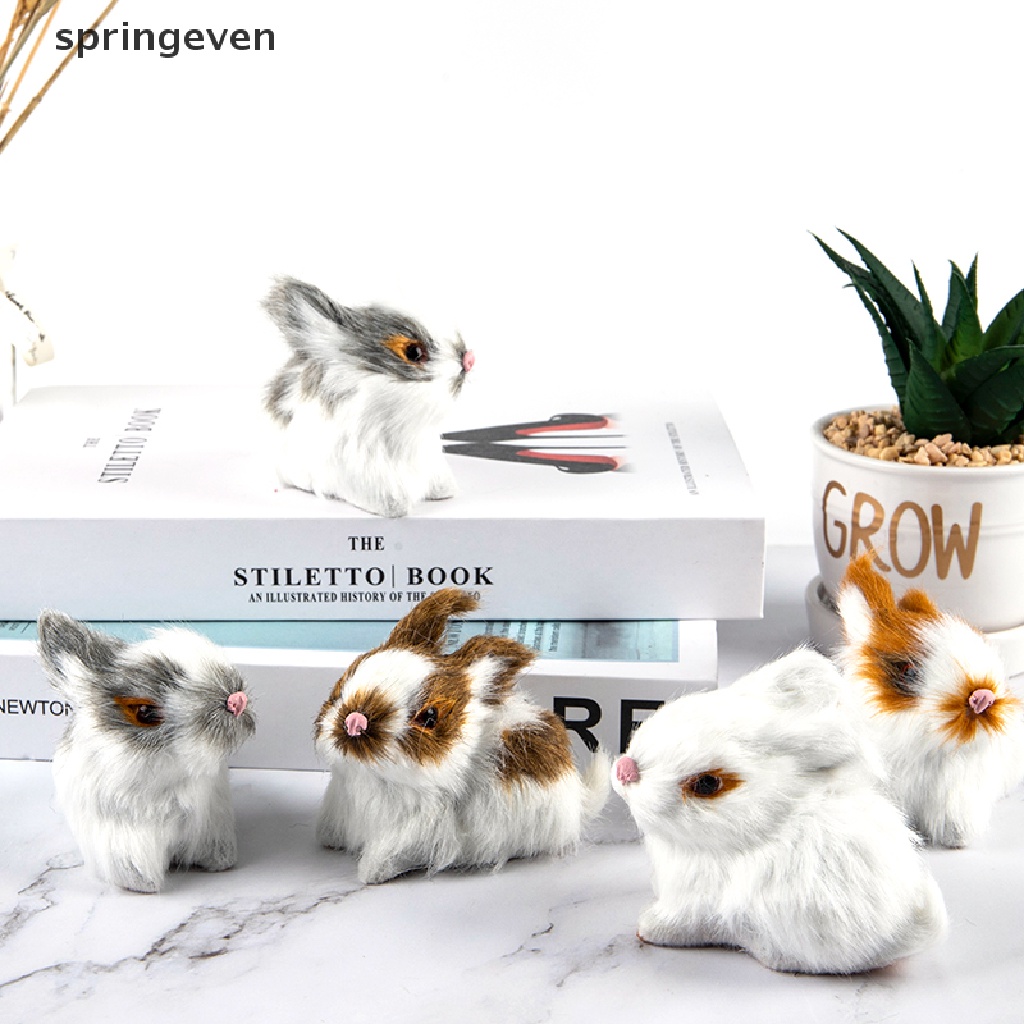 Đồ Chơi Mô Hình Thỏ Phục Sinh Bằng Lông Nhung Mini Dễ Thương Xinh Xắn