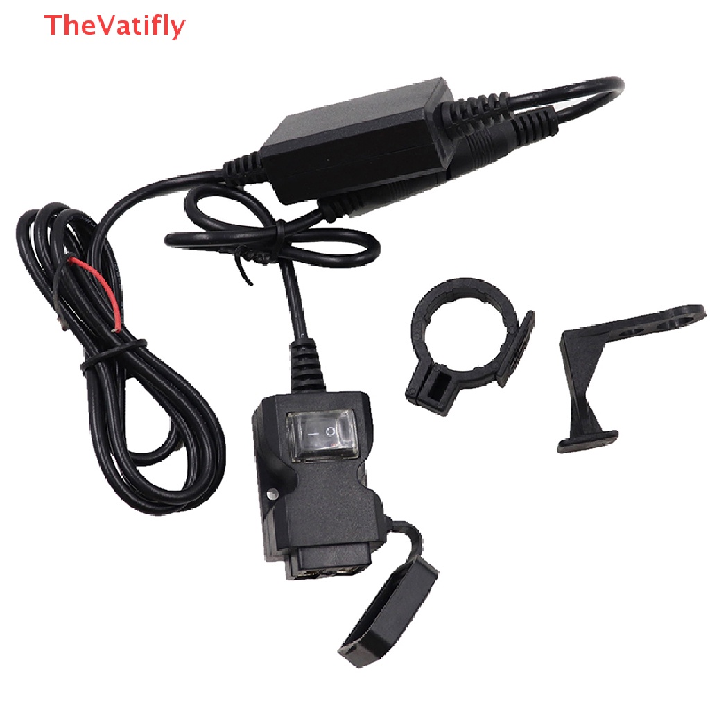 Củ Sạc USB Chống Thấm Nước Gắn Xe Máy Tiện Dụng