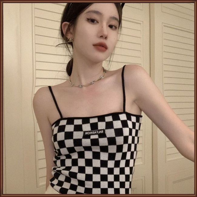 Áo Không Tay Hở Lưng In Họa Tiết Bảng Phong Cách Cổ Điển Thời Trang Mùa Hè Dành Cho Nữ