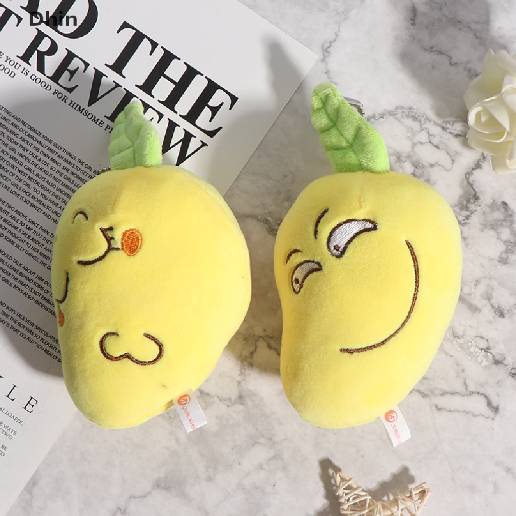 1 Gối Nhồi Bông Hình Trái Xoài Dễ Thương 12cm