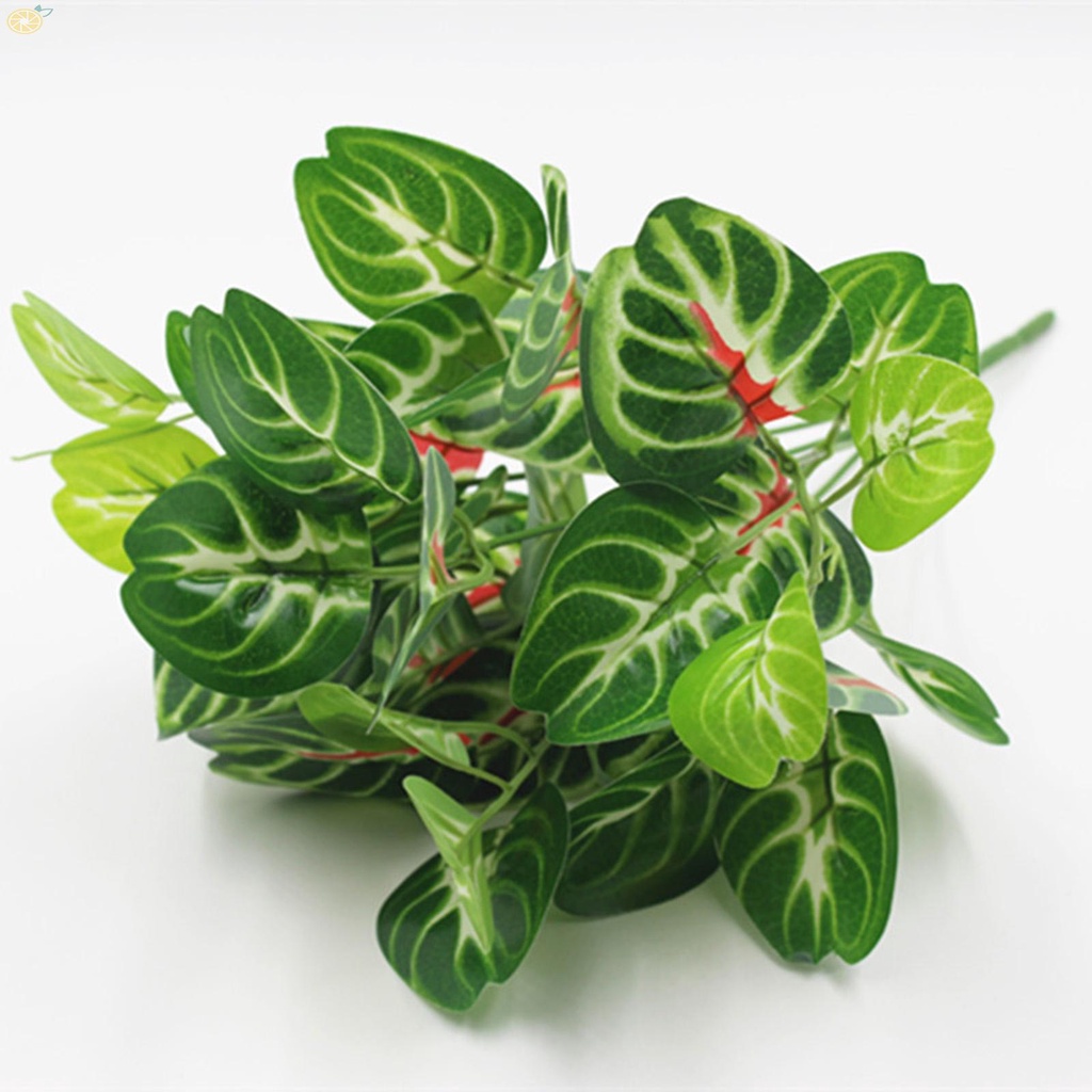 1 Cành Lá Nhân Tạo Trang Trí Nhà Cửa, Văn Phòng Mới