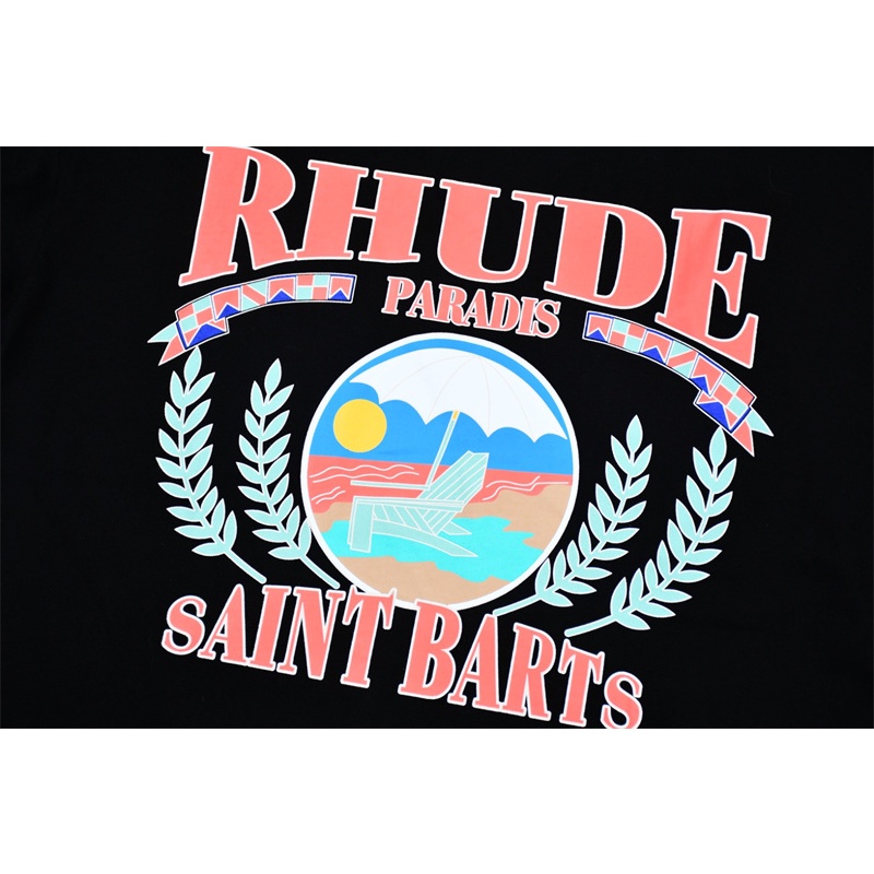 Áo Thun Cotton Tay Ngắn Plus Size Unisex In Hình Bãi Biển Nhiệt Đới