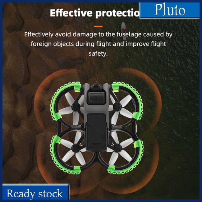 Mới Set 4 Vòng Bảo Vệ Cánh Quạt Chống Rơi Chống Va Chạm Cho Dji Avata