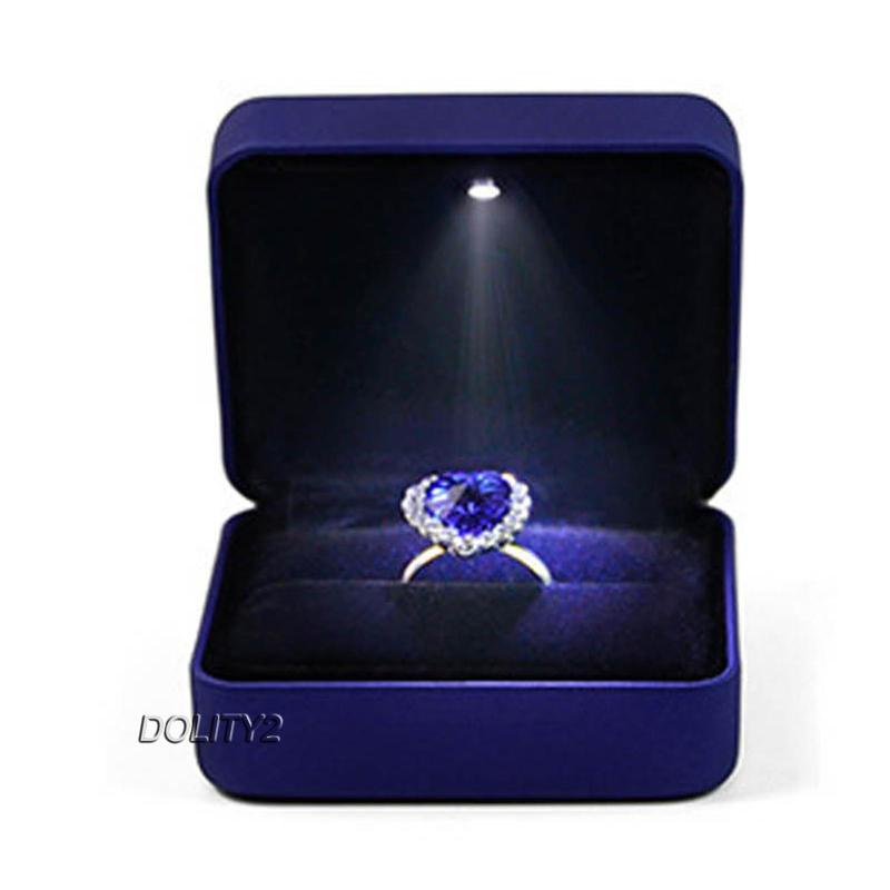 [Dolity2] Hộp Đựng Quà Cưới Dáng Vuông Nhẹ 5cmx7.5cmx4.2cm