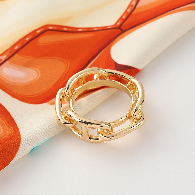 Khóa Cài Khăn Choàng Lụa Hình Oval Dày Dặn