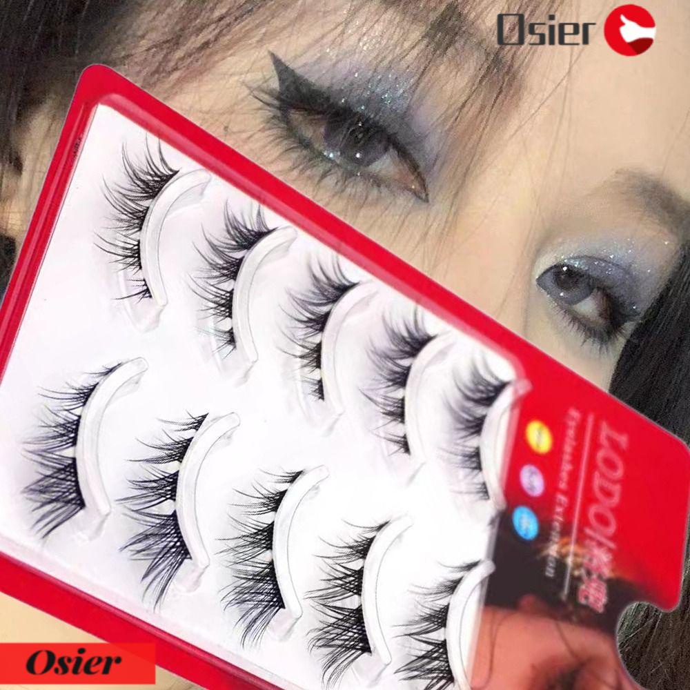 Set 1 5 Cặp Lông Mi Giả Nối Dài Có Cánh 3D Tự Nhiên