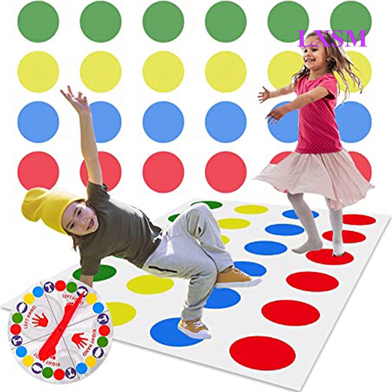 Bộ Trò Chơi Twister Vui Nhộn Trong Nhà / Ngoài Trời Cho Trẻ Em Và Người Lớn 6 Tuổi
