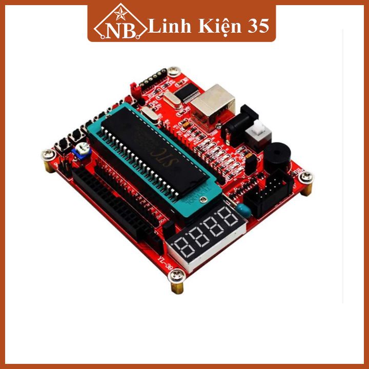 Kit phát triển 8051 hỗ trợ AVR - mạch hỗ trợ học tập các kết nối và giao tiếp nguồn 5v