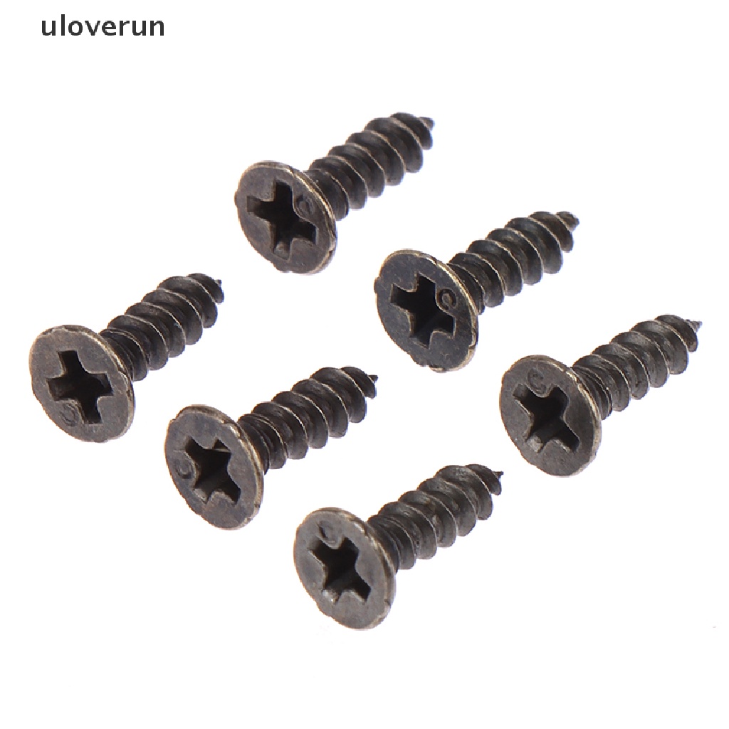 Set 2 Bản Lề 6 Lỗ Hình Vương Miện Bằng Đồng Cổ Điển Dành Cho Tủ Đồ Nội Thất vn