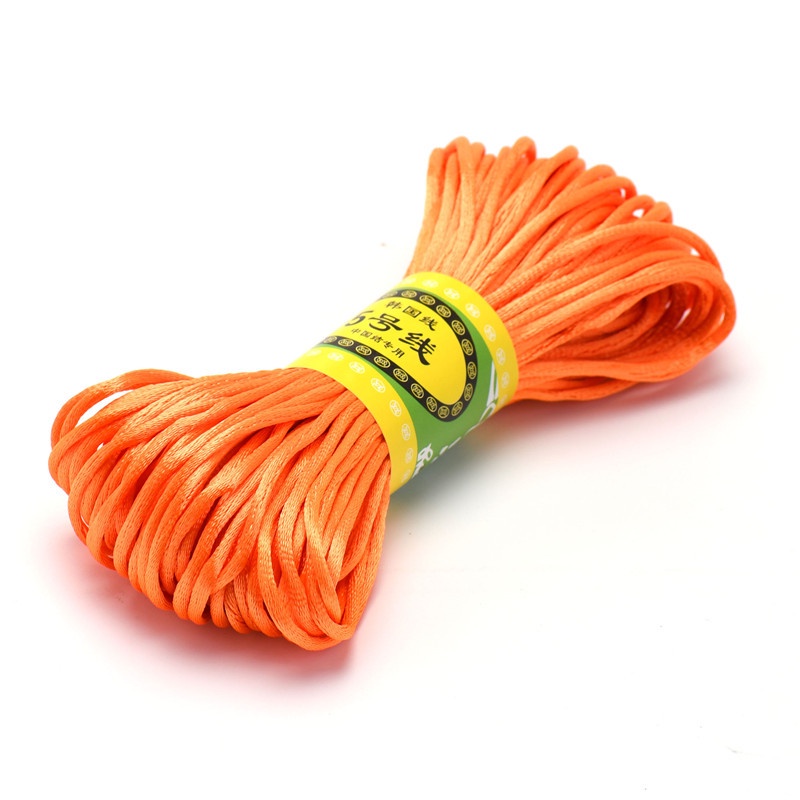 1 Cuộn Dây Thắt Nút 20m 2.5mm 5 Màu Sắc Đa Dạng Phong Cách Trung Hoa