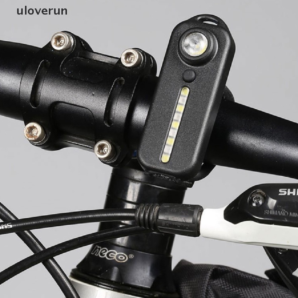 Uloverun Đèn Pin Bóng LED Đeo Vai Ánh Sáng Xanh Đỏ Cảnh Sát Có Kẹp Sạc USB An Toàn Cho Xe Đạp vn