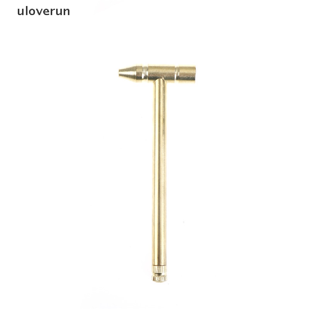 Uloverun Búa Đập Gỗ Óc Chó mini Bằng Đồng Thau Bỏ Túi diy vn