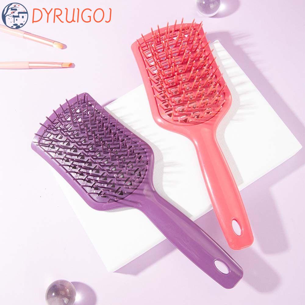 Lược Chải Tóc Mát Xa Da Đầu Răng Thưa Bằng Nhựa ABS