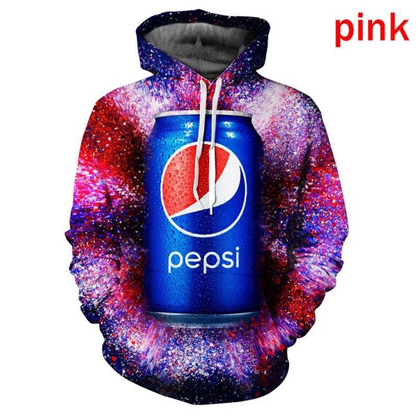 Áo hoodie Dáng Rộng In Chữ Pepsi 3d Thời Trang Cho Nam Và Nữ XS-5XL