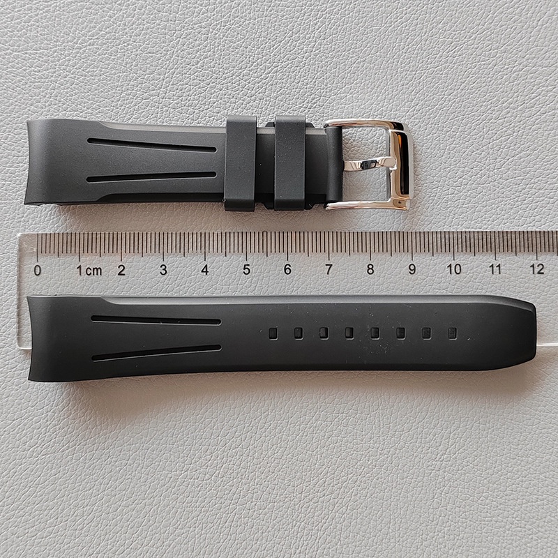 Dây Đeo Cao Su Dạng Cong Cho Đồng Hồ Thể Thao Daytona GMT 20mm 22mm