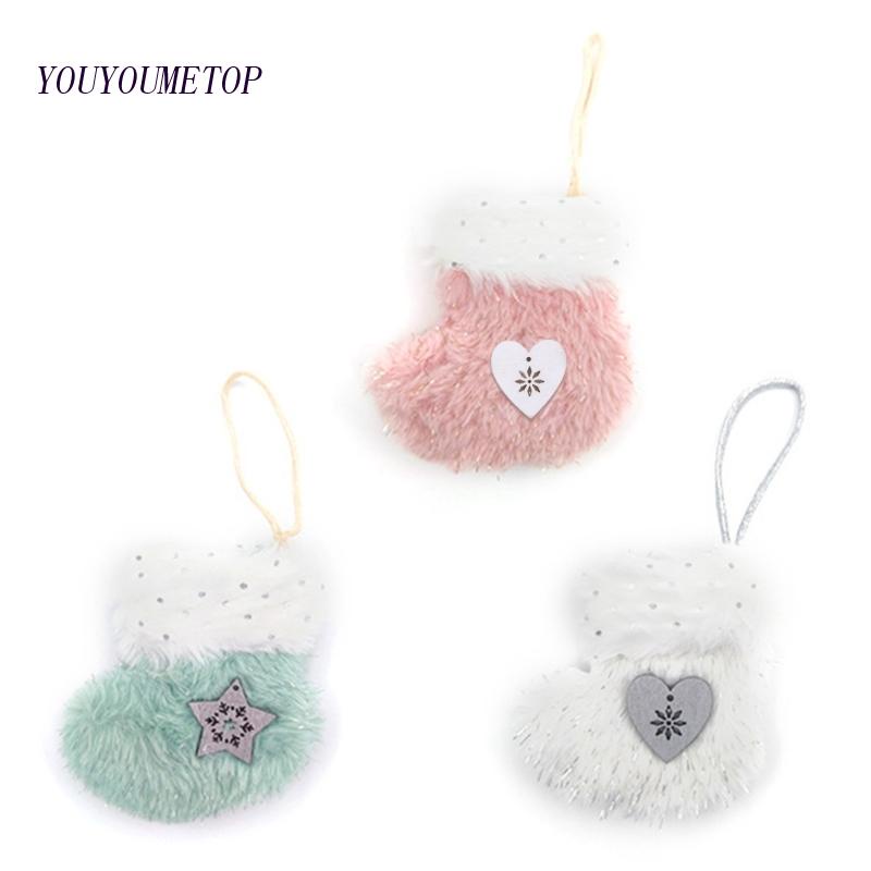 Vớ Bông Treo Trang Trí Cây Thông Noel Mini