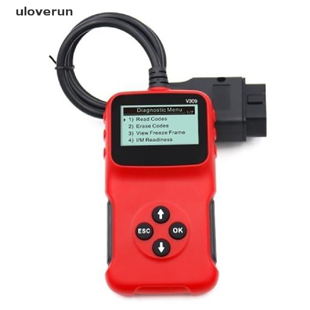 Thiết Bị Quét Kiểm Tra Dữ Liệu Tự Động uloverun V309 EOBD Vn