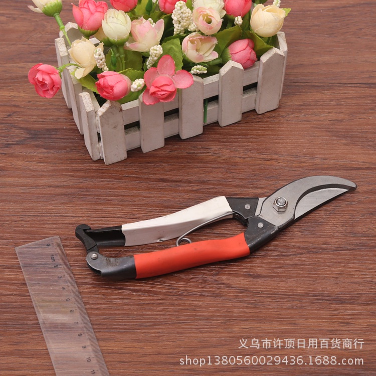 Kéo bấm cành ~ Kéo HRC 59Lưỡi thép sắc bén chống rỉ ~ Kéo tỉa cành cán đúc kim loại bọc cao su chống trơn