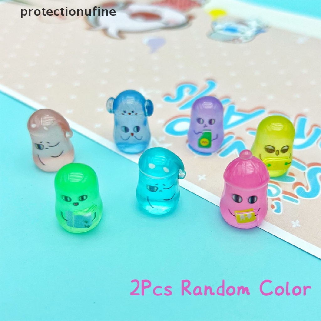 Set 2 Đồ trang trí Búp Bê Hoạt Hình Dạ Quang Trang Trí Tiểu Cảnh