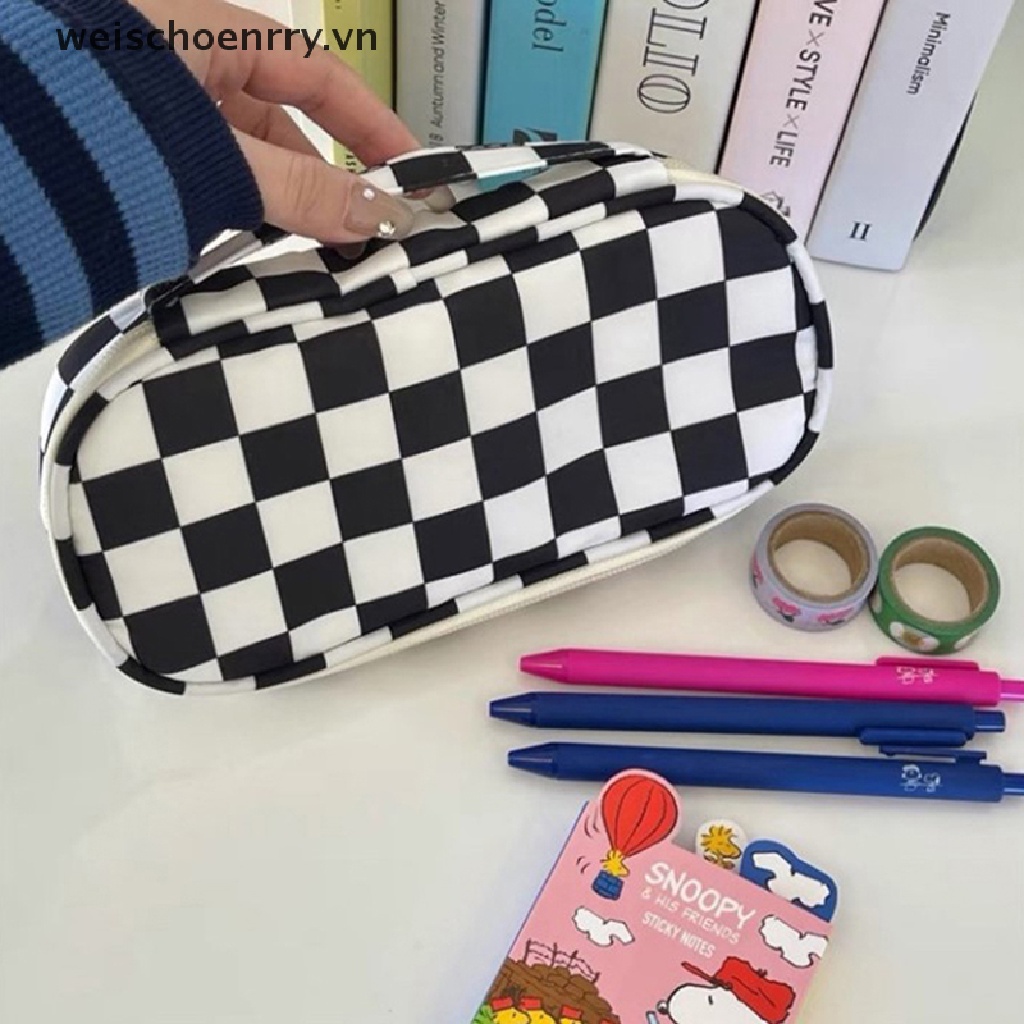 Túi Đựng Bút Chì Sức Chứa Lớn Hình Hộp Sữa Dễ Thương Cho Bạn Gái