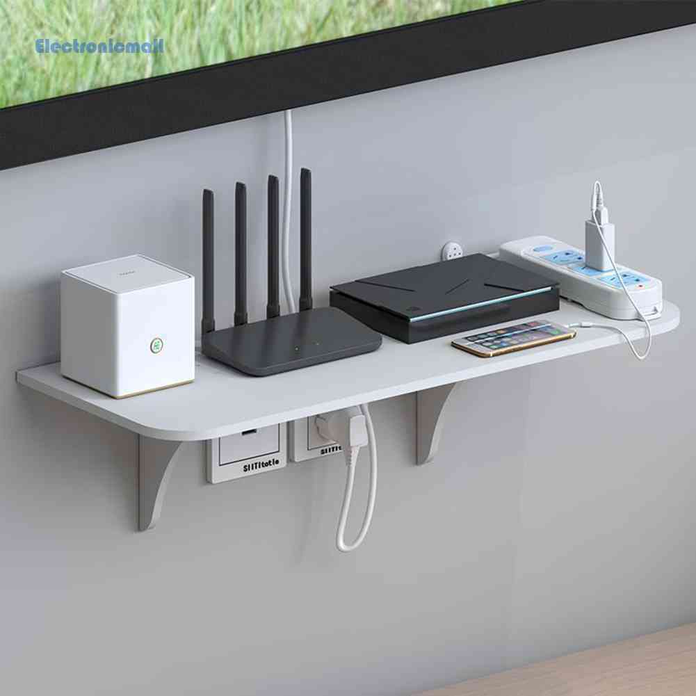 Kệ gỗ Treo Tường Dùng Để Đựng Đồ Wifi Điện Tử Tiện Dụng Trong Nhà Mall01.vn