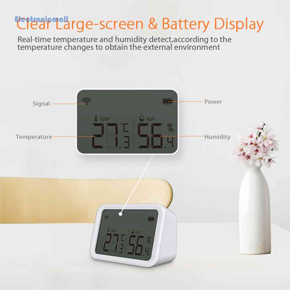 Đồng Hồ Đo Nhiệt Độ / Độ Ẩm Không Khí Mini Mall01.vn