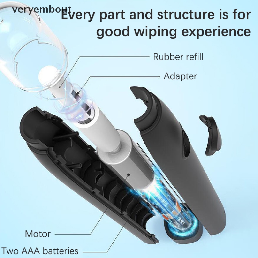 1 Set Gôm Tẩy Bút Chì Điện Tử Tự Động Dùng Cho Trường Học / Văn Phòng