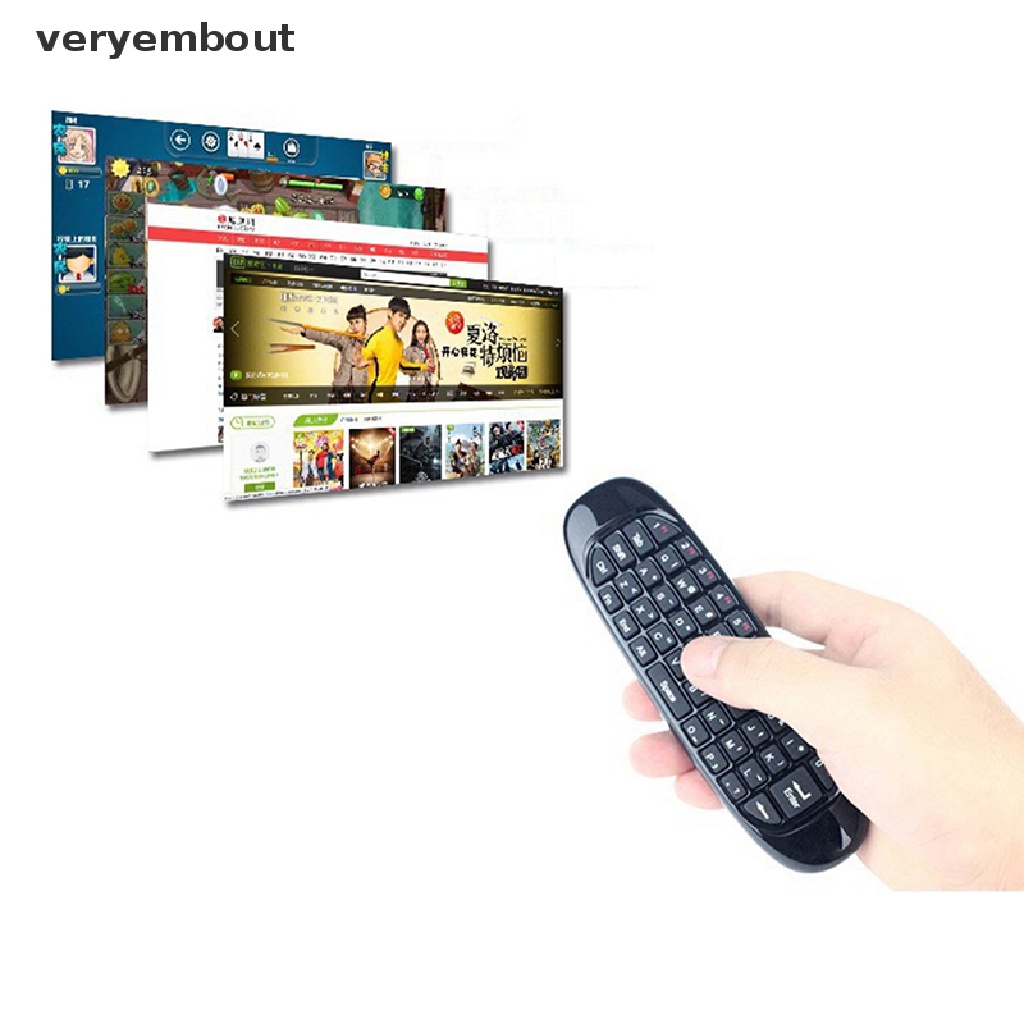 Bộ Bàn Phím Điều Khiển Từ Xa Không Dây Mini ut C120