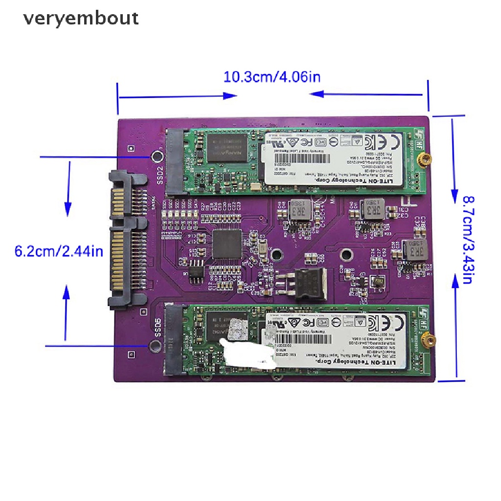 Card Mở Rộng 5 Cổng SATA M.2 NGFF SSD 5 Cổng SATA M.2 Chuyên Dụng
