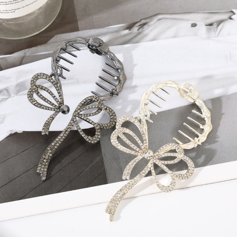 Kẹp Tóc Càng Cua Đính Hoa Lấp Lánh Nổi Bật Cho Thanh Thiếu Niên