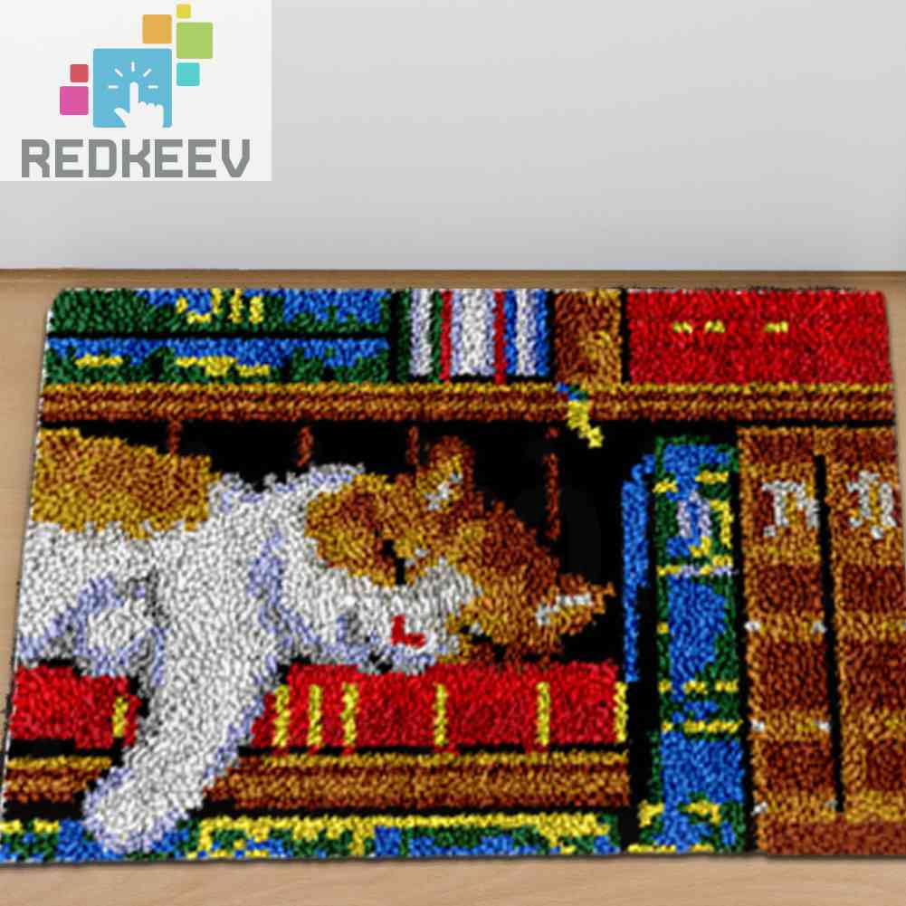 Bộ Móc Thêu Thảm Thủ Công DIY