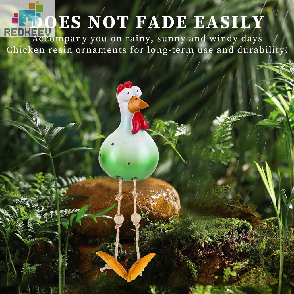 Đồ trang trí Gà Con Bằng Resin Trang Trí Sân Vườn