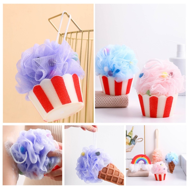 ✿ Bông Tắm Bằng Xơ Mướp Giúp Tẩy Tế Bào Chết Tiện Dụng