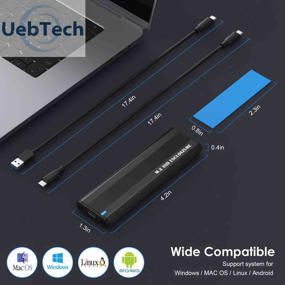 Giao Thức Kép M.2 NVMe SSD 10Gbps Cho 2230 / 2242 / 2260 / 2280 M.2 SSD