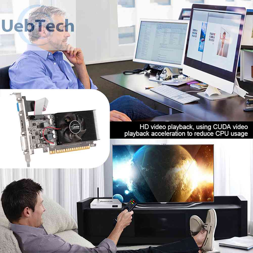 Thẻ Đồ Họa GT610 810MHZ DDR3 1GB Cho Máy Tính