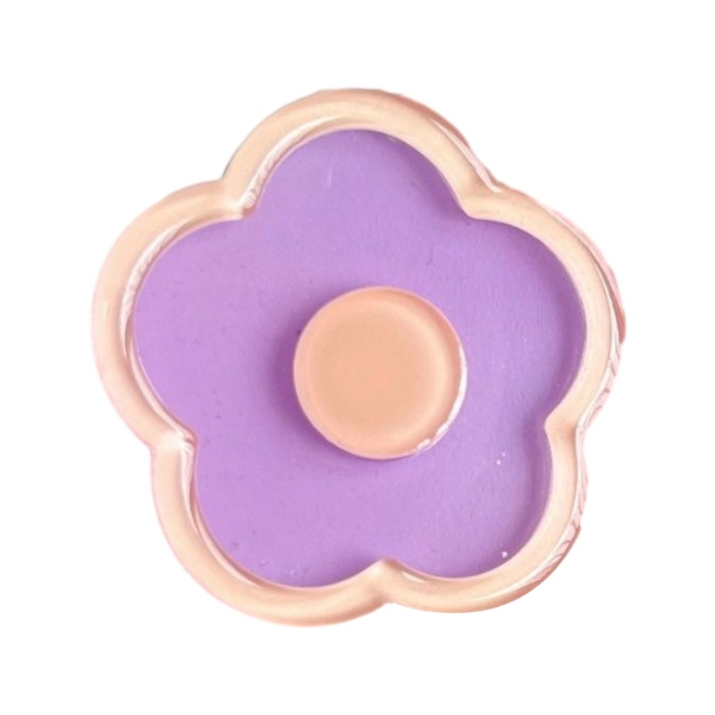 Kẹp Tóc Hình Ngôi Sao / Bông Hoa / Trái Tim Trong Suốt Thời Trang Xuân Hè Cho Nữ