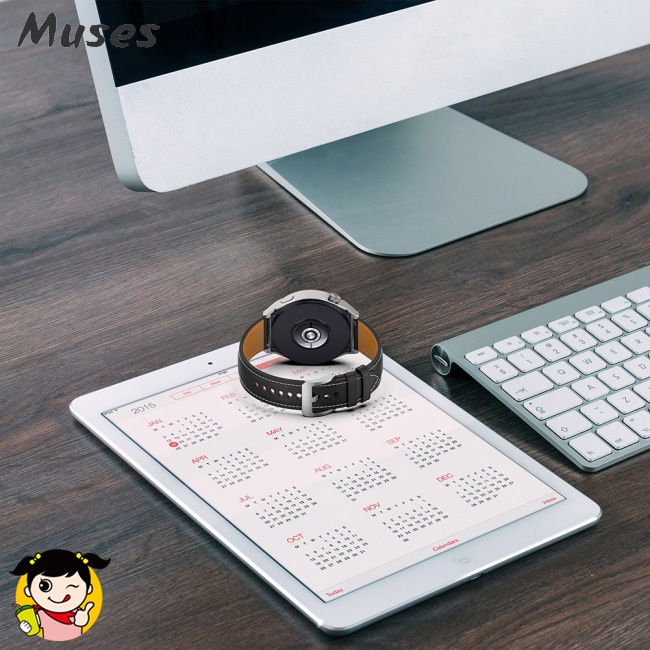 Dây Đeo Bằng Da Mềm Chống Nước Cho Đồng Hồ Thông Minh Huawei Watch Gt3 Pro 46mm / 43mm