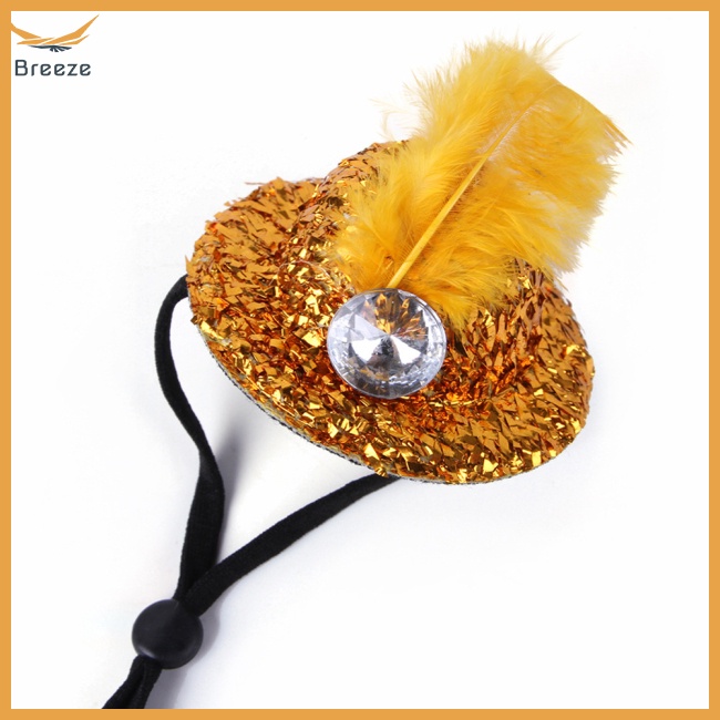 Mũ Lông Gà Co Giãn Điều Chỉnh Được Nhiều Màu Sắc Dành Cho Thú Cưng Chụp Ảnh