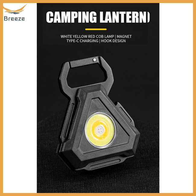 Đèn Pin Led Mini 7 Chế Độ Siêu Sáng Sạc Usb Kèm Móc Khóa Nam Châm Mạnh