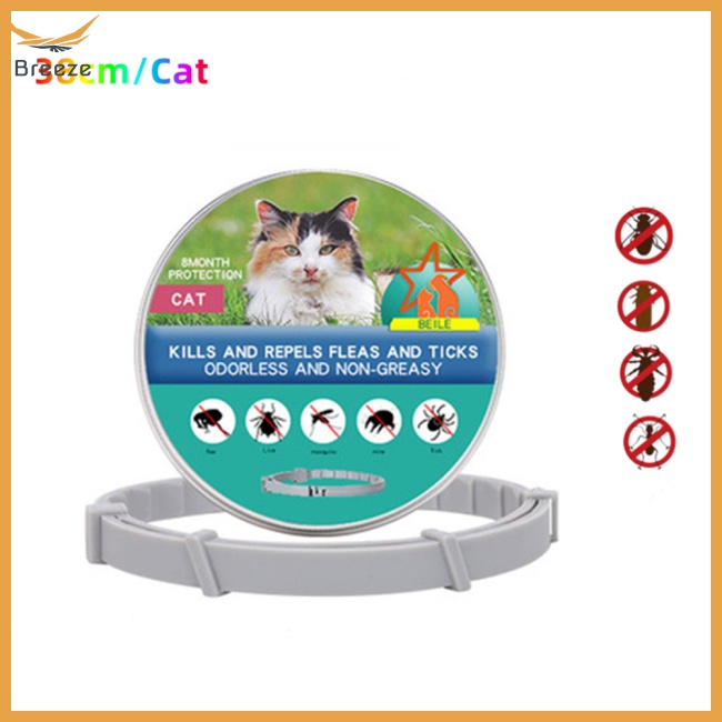 Vòng Cổ Chống Bọ Chét Bằng Silicone Cho Thú Cưng